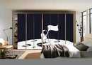 Astronout with Flag In Space Self Adhesive Sticker For Wardrobe