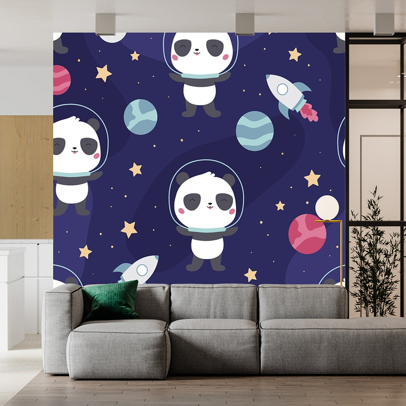 Cute Panda In Space