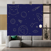 Art Line Space Background Wallpaper