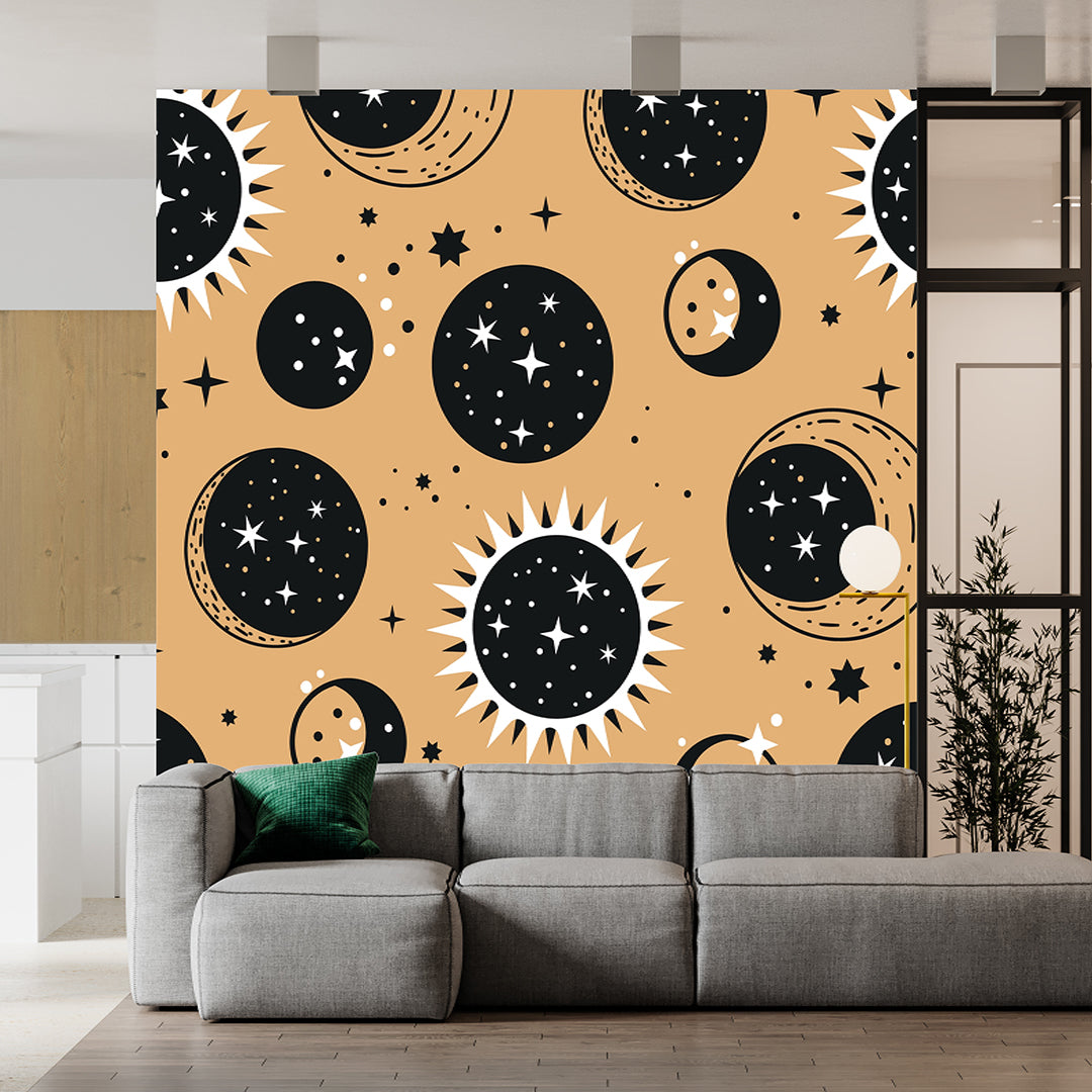 Celestial Luxoss Yellow Wallpaper