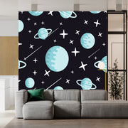 Beautiful Seamless Pattern Hand Drawn Doodle Stars