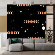Watercolor Moon Phase