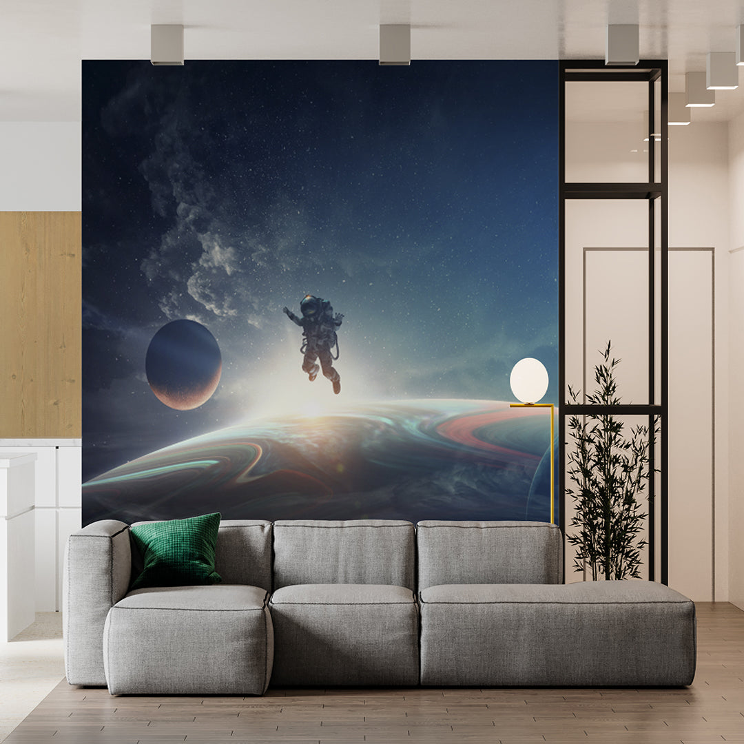 Space Earth And Furturist Wallpaper