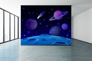 Earth And Planets Wallpaper