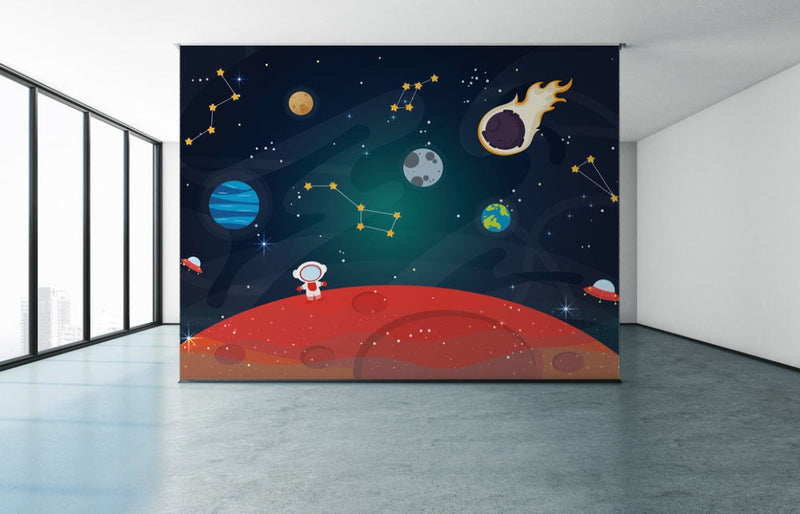 Floating Solar System Wallpaper