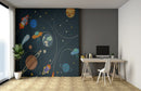 Rocket Around The Space Wallpaper