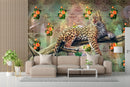 3D Decorative Cheetah Wallpaper for Wall