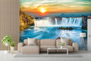 3D Decorative Waterfall Wallpaper for Wall