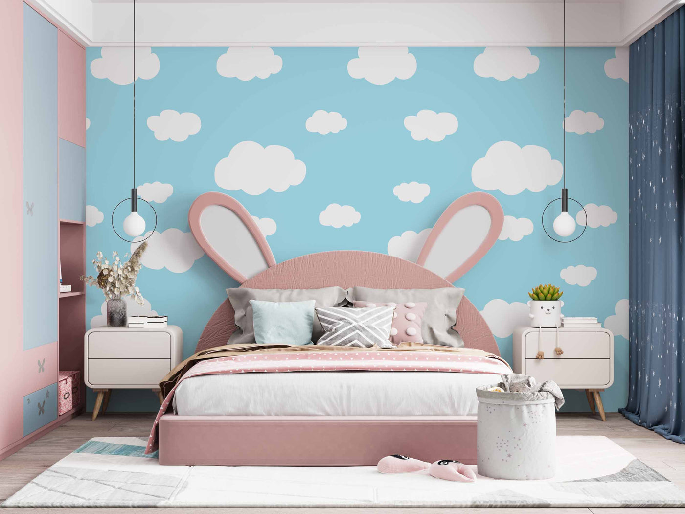 Clouds And Sun Art Customize Wallpaper
