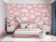 Beautiful Smily Clouds Customize Wallpaper