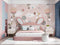 Pink Child Room Playroom Nursery Wallpaper