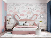 Sleeping Moon In Sky Art Customize Wallpaper