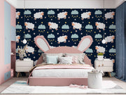 Sheeps In The Clouds Sky Customize Wallpaper