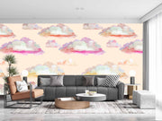 Colourful Cloud Painting Art Customize Wallpaper