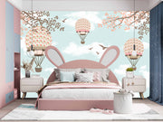 Pink Air Baloon In Sky Customize Wallpaper
