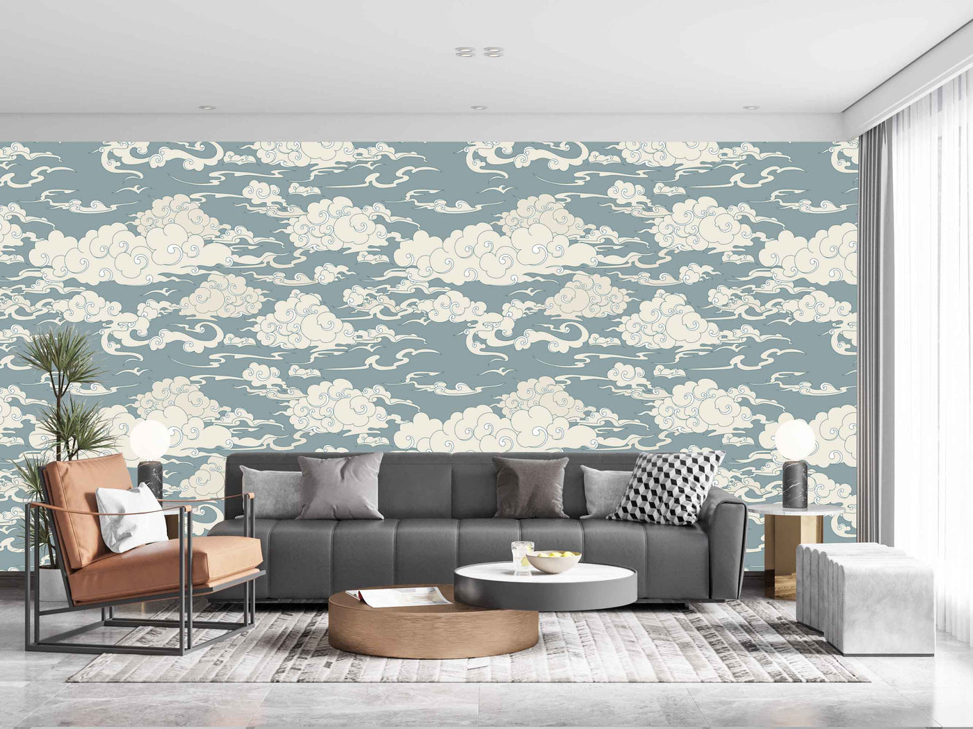 Clouds In Sky Art Customize Wallpaper