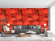 Orange Cloudy Art Customize Wallpaper