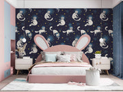 Kitty In The Sky With Stars Art Customize Wallpaper