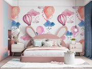 Colourful Air Baloon Art Customize Wallpaper