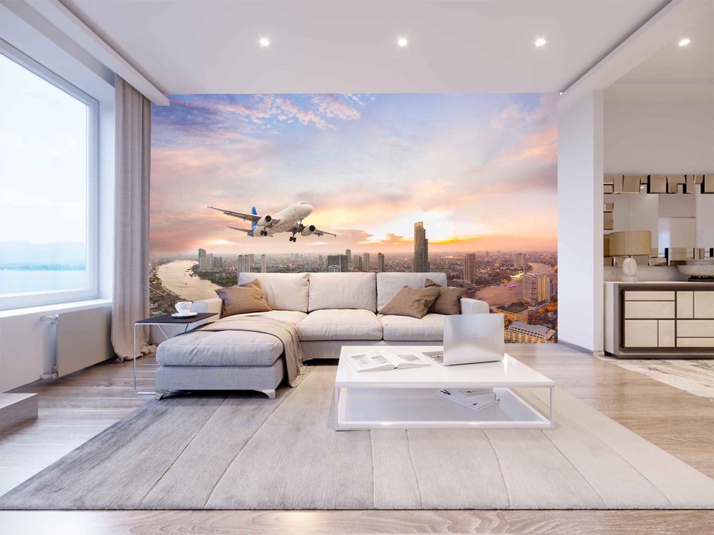 Plane In The Sky Customize Wallpaper
