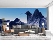 Purple Shaded Mountains Customize Wallpaper