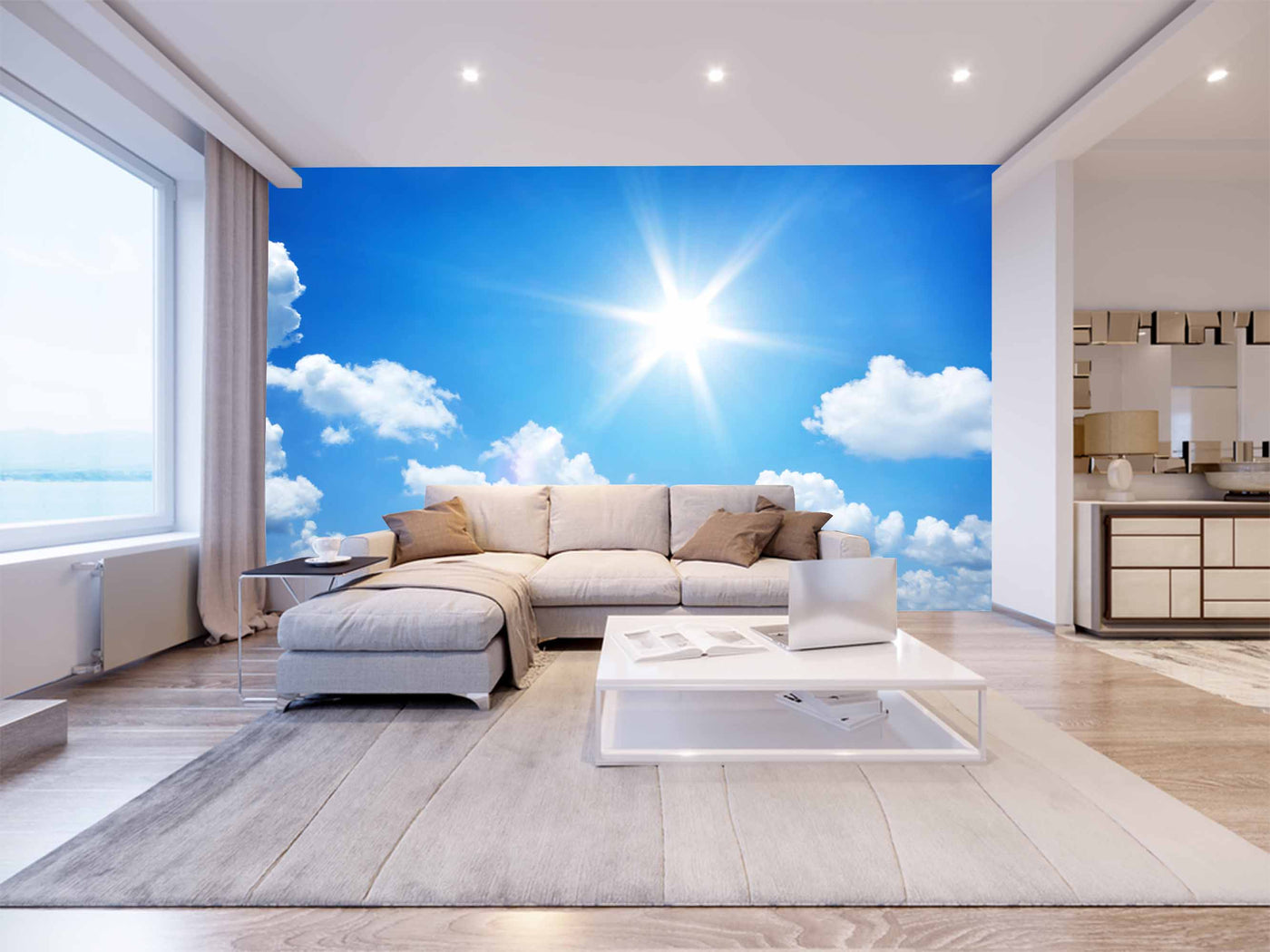 Beautiful Sun In The Sky Customize Wallpaper
