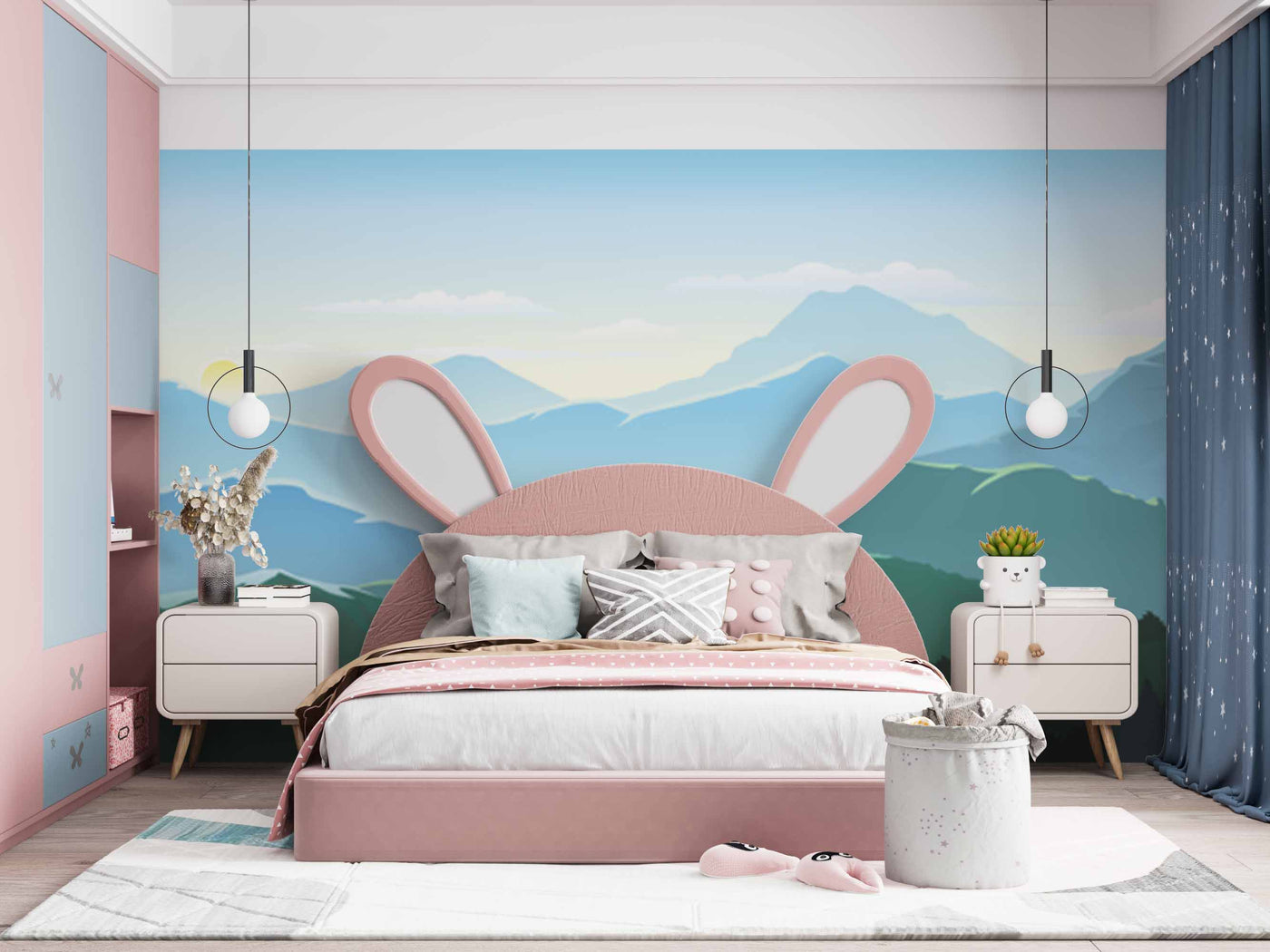 Beautiful Mountains In Sky Customize Wallpaper