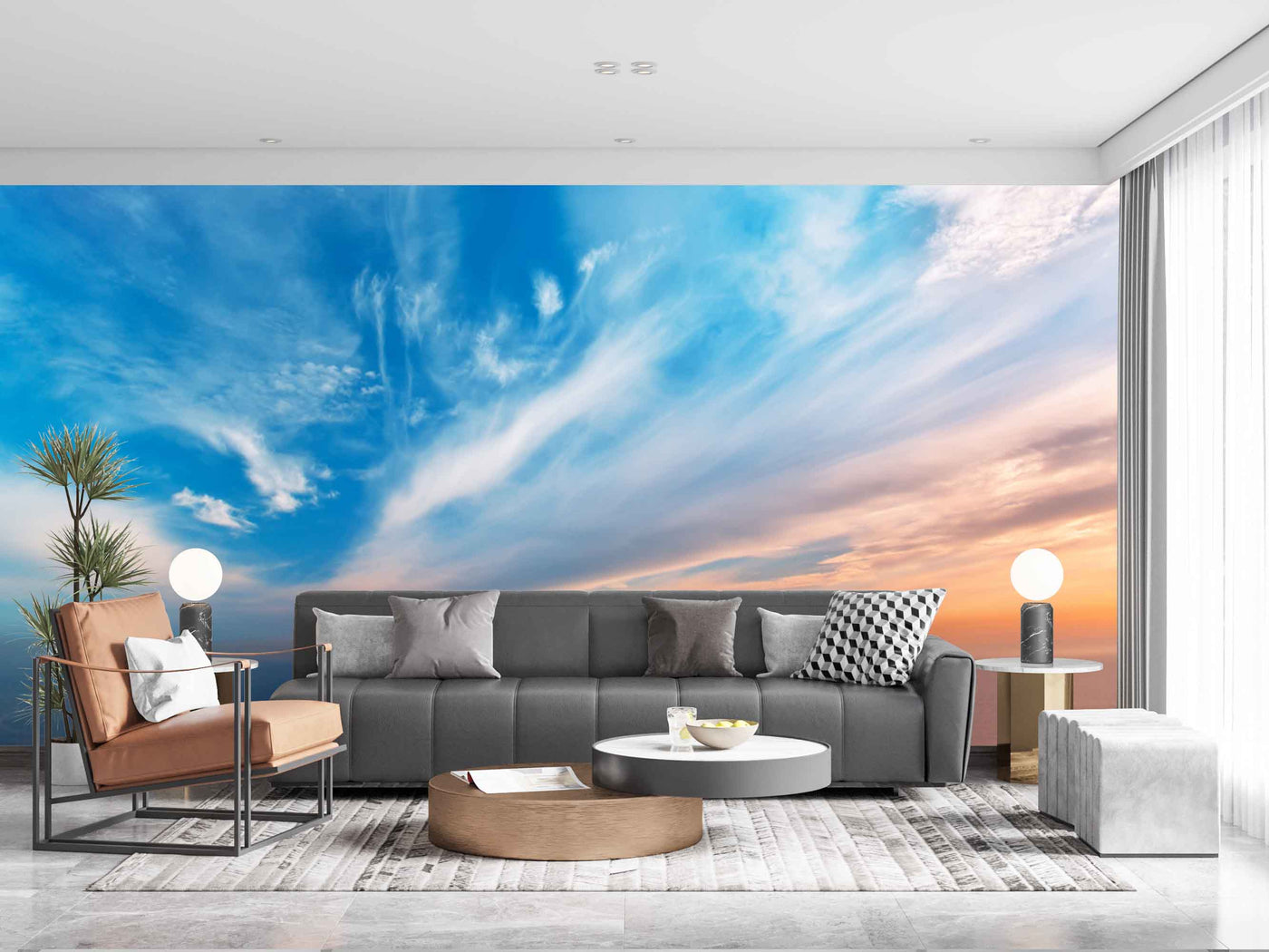 Beautiful Sun Shade In Sky Customize Wallpaper