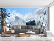 Beautiful Sky In White Land Customize Wallpaper