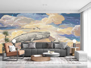 Beautiful Cloud Sketch Customize Wallpaper