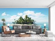 Trees In Ocean Customize Wallpaper