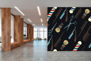 Hairdresser Tools Prints Wallpaper