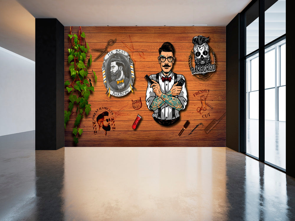 Freshly Cut Barber Wallpaper