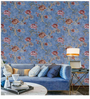 Monaco Floral Design Wallpaper