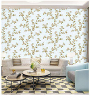 Monaco FLoral Design Wallpaper