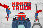 3D Decorative Superman Wallpaper for Wall