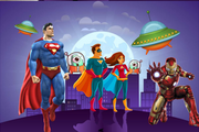 3D Decorative Avenger Wallpaper for Wall