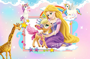 3D Decorative Barbie Wallpaper for Wall