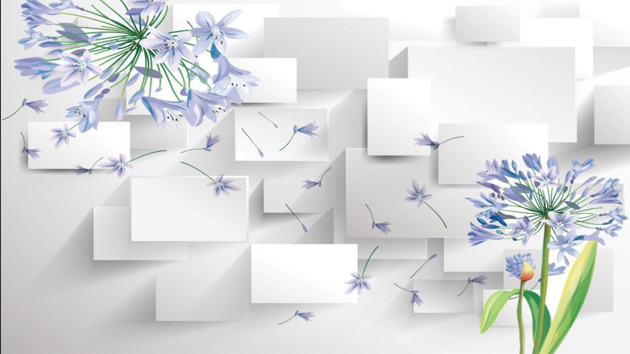 3D Decorative White Wallpaper for Wall
