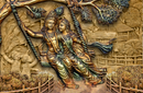 Radha Krishna Stone Art Wallpaper
