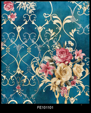 Indus Damask Pattern Wallpaper