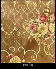 Indus Damask Pattern Wallpaper