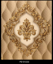 Indus 3D Damask Pattern