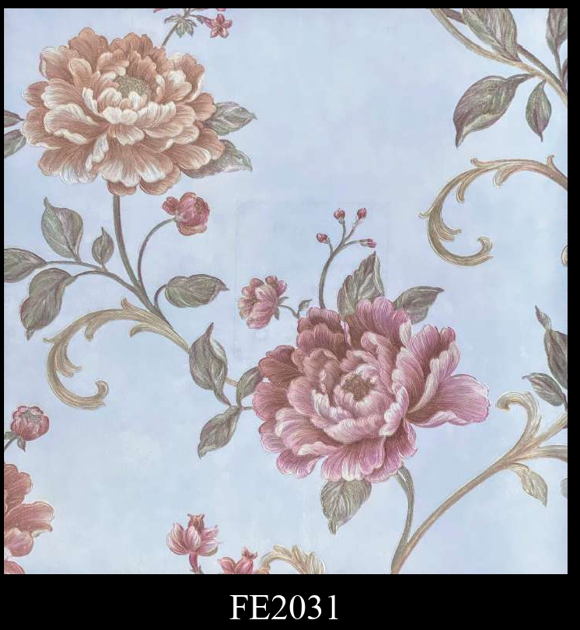 Monaco Floral Design Wallpaper