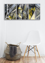 Triptych Absract Paintinf, Set Of 3