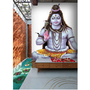 Sitting Shiv Self Adhesive Sticker Poster