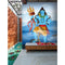 Shiv Standing In Parvat Self Adhesive Sticker Poster