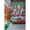 Shiv Blessing Self Adhesive Sticker Poster