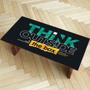 Think Outside The Box Quote Art Self Adhesive Sticker For Table