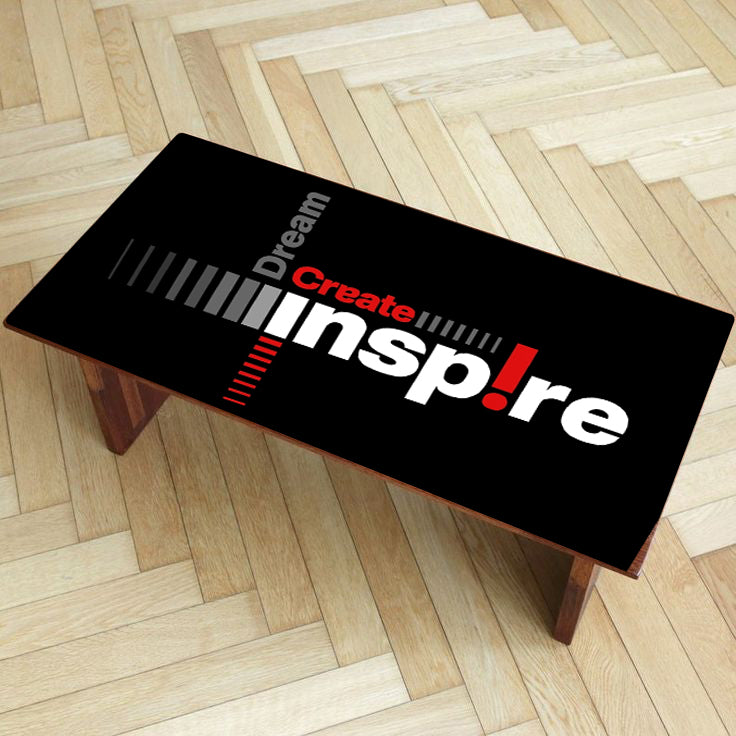Inspire Quote Art Self Adhesive Sticker For Table
